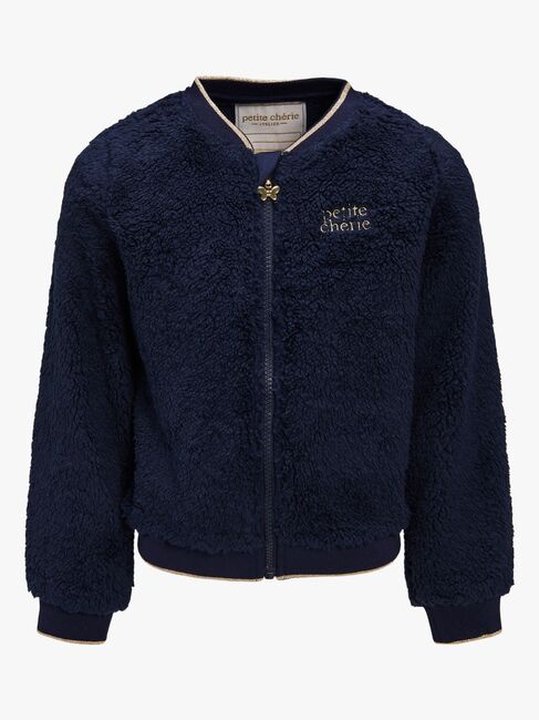 Petite Chérie Atelier Vienna Fleecejakke, Black Iris