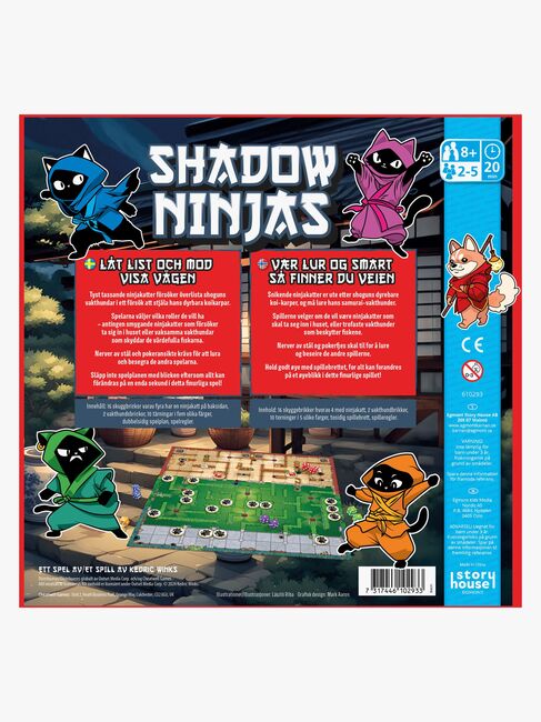 Egmont Kärnan Brettspill Shadow Ninjas