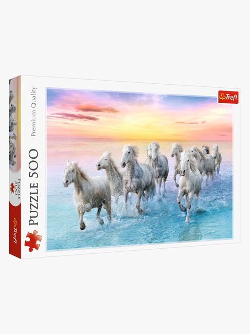 Trefl Galopperande Vita Hästar Puslespill 500 Brikker
