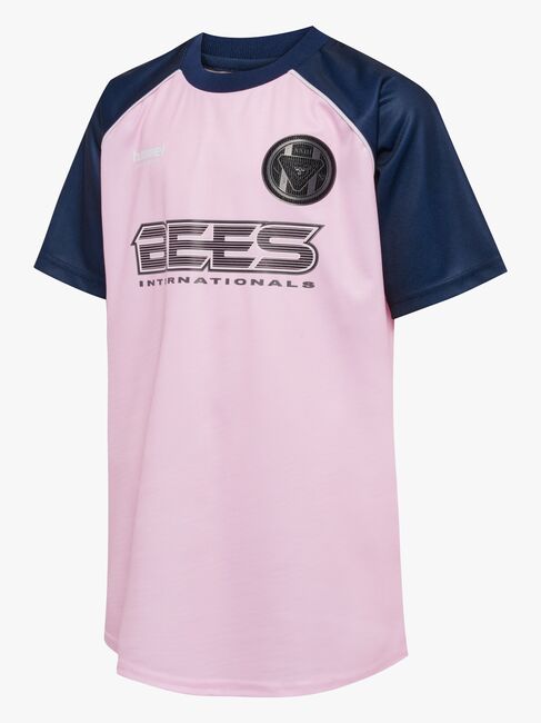 Hummel JR Loose Tiger Soccer T-skjorte, Roseate Spoonbil