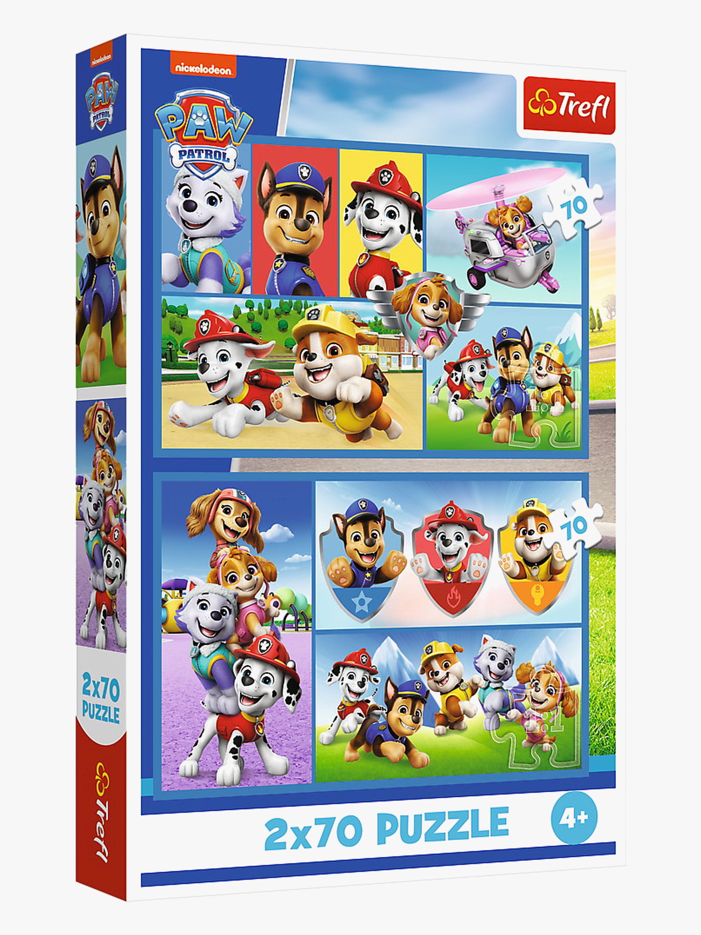 Trefl Paw Patrol Puslespill 2x70 Brikker - Barnepuslespill