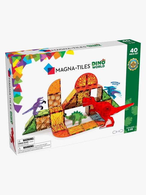 MAGNA-TILES Dino World Byggesett 40 Deler