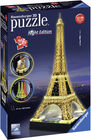 Ravensburger 3D-Puslespill Eiffeltårnet Natt, 216 Brikker
