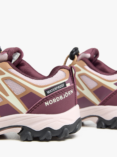 Nordbjörn Mountains Hike  Vanntette Sneakers, Burgundy