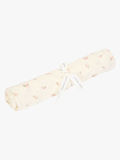 Little Dutch Fairy Blossom Musselinteppe, Hvit