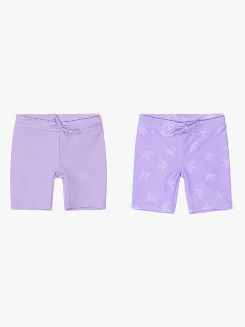 Petite Chérie Atelier Azura UV-shorts 2-pack, Lavender