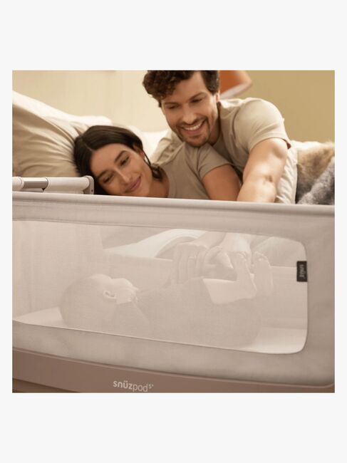 Snüz SnuzPod 5 Bedside Crib, Mocha