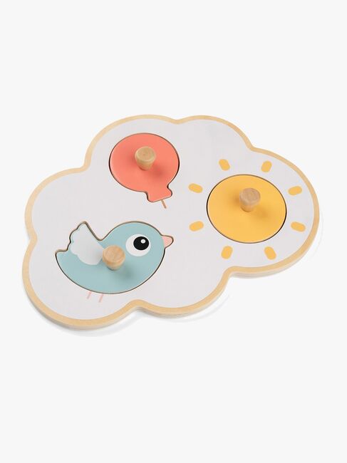 Done By Deer First Peg Happy Clouds Puslespill, Color mix