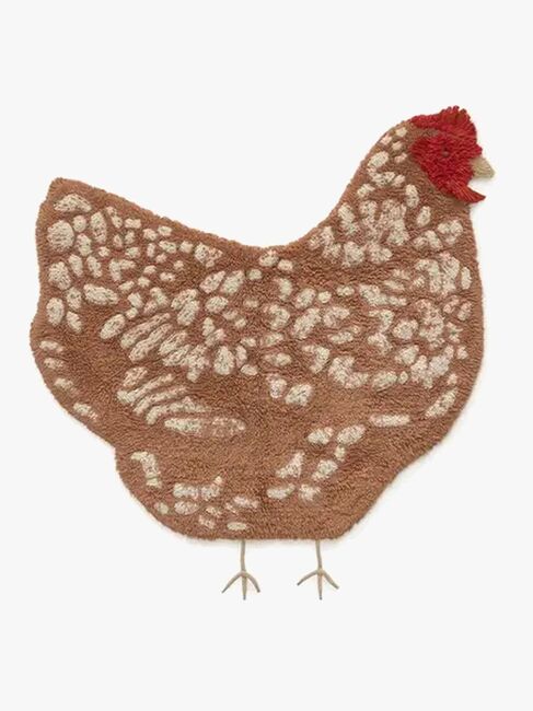 Lorena Canals  Vaskbart Gulvteppe Høne 110x100