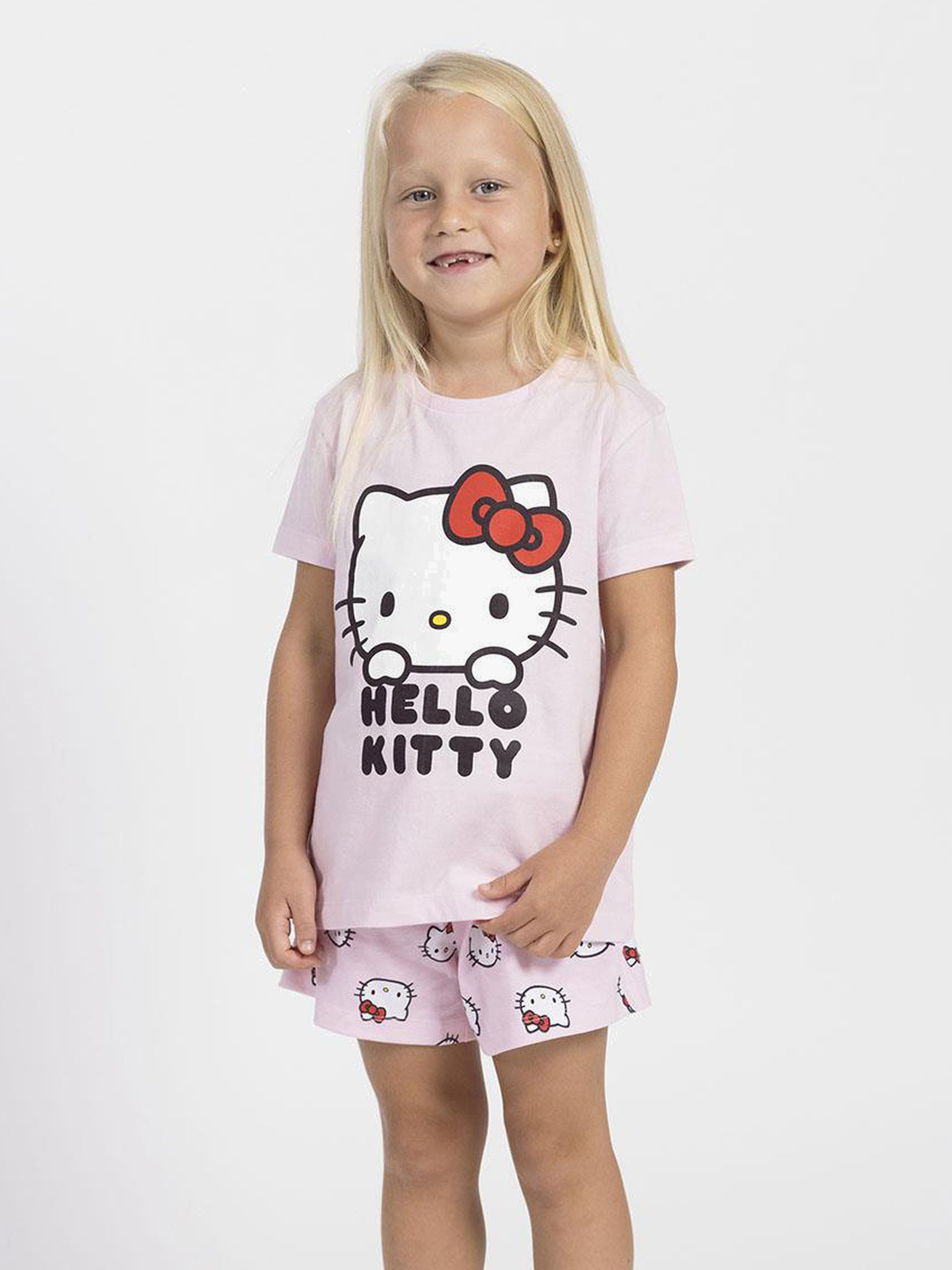 Hello Kitty Pysjamas, Lyserosa, 116-122 - Pysjamaser - Bomull