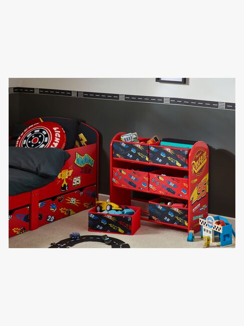 Disney Pixar Cars Lynet McQueen Oppbevaringsplass, Rød/Svart