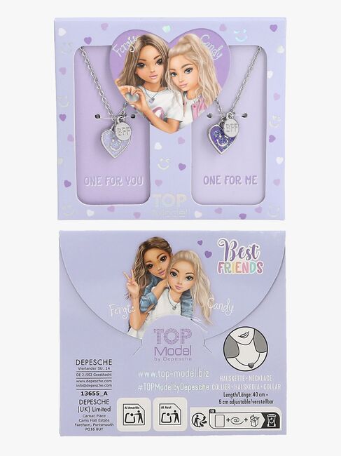 TOPModel Halskjede BFF 2-Pakk, Blandet