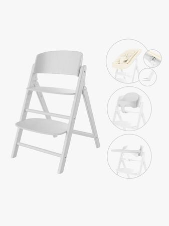 Cybex Click & Fold Matstol 4-in-1, All White