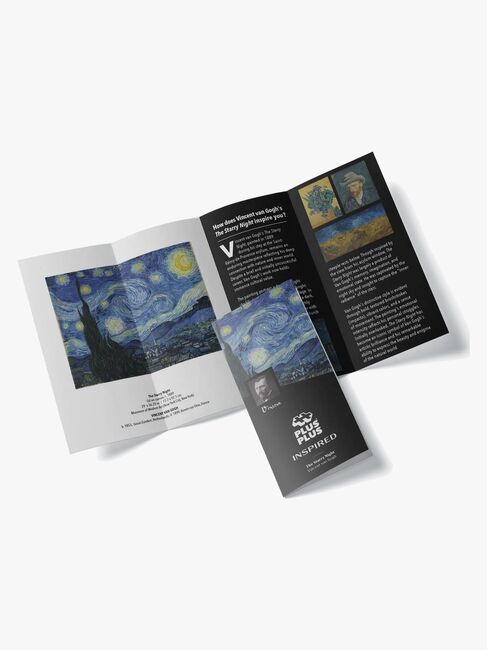 Plus Plus Byggesett Inspired Van Gogh Starry Night