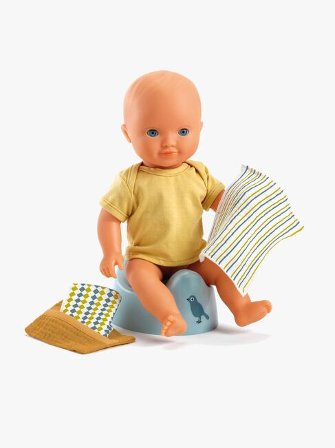 Djeco Dukketilbehør Potte & Tøyservietter til Dukke