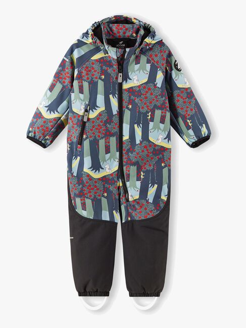 Reima Moomin Mjosa Softshelldress, Soft Black