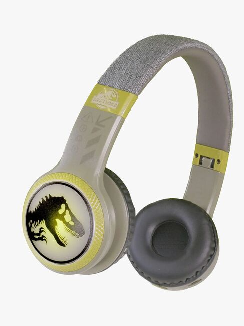 Jurassic World  Trådløse Hodetelefoner med LED T-Rex