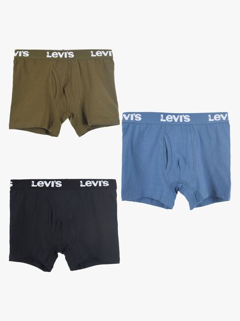 Levi's LHB Boxer Brief Underbukser 3-Pakk, Black