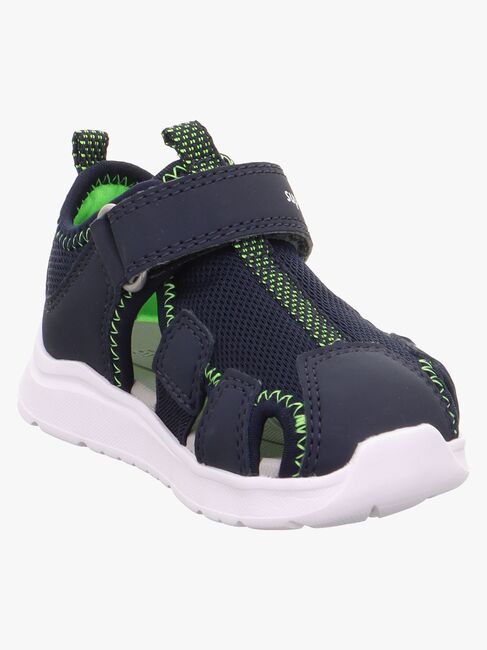 Superfit Wave Sandaler, Blå/Lysegrønn