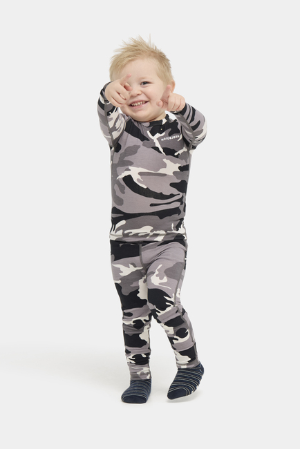 Nordbjørn Verbier Undertøy Bamboo, Camo Black