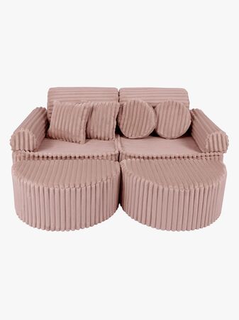 MeowBaby Churros Max Sofa, Ruby Chocolate Pink