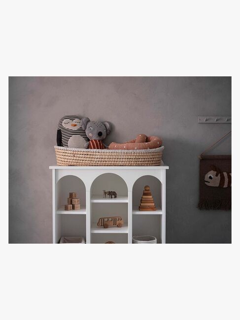 Wood Luck Babushka Bokhylle, Hvit