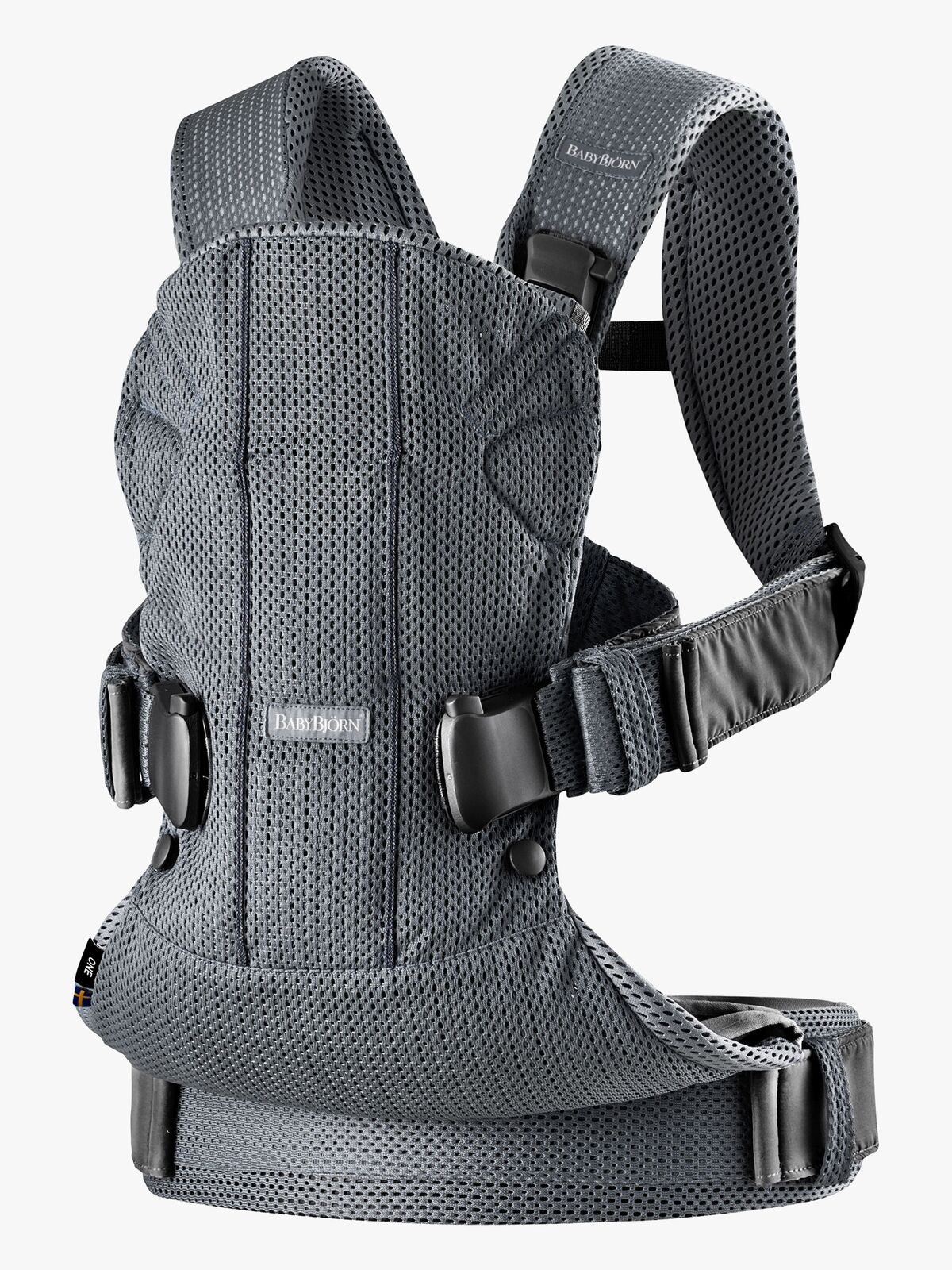 BabyBjörn One Air Bæresele 3D Mesh, Antracit Grey