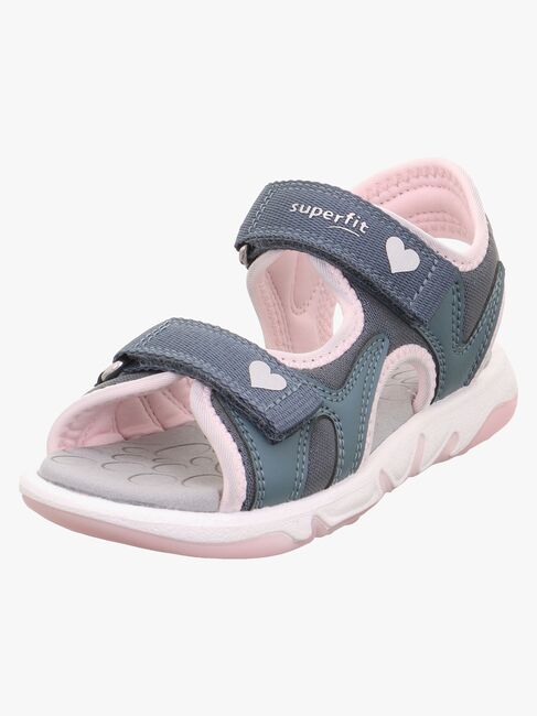 Superfit Pebbles Sandaler, Blå/Rosa