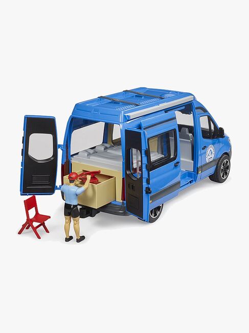 Bruder MB Sprinter Campingbil med Tilbehør