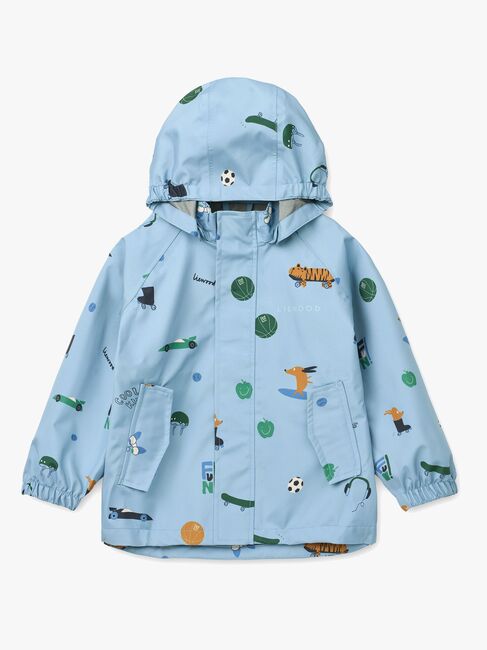 LIEWOOD Pedia Regnsett, Fun/Beach Blue