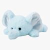 Teddykompaniet Kosedyr Liggende Elefant 34 cm, Lyseblå