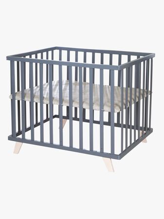 Roba Lil Planet Lekegrind På Fot, Anthracite & Greyish Quilted