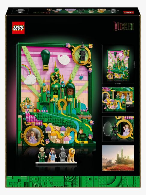 LEGO Wicked 75685 Emerald City-veggkunst