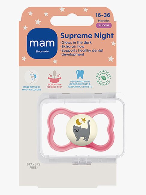 MAM Supreme Smokk Silikon 16-36m, Rosa