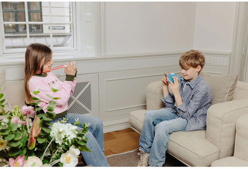 MiniLens Digitalkamera Dinosaur, Blå