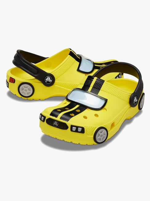 Crocs Classic IAM Race Car Kids Sandaler, Cyber Yellow