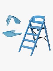 KAOS Klapp Matstol Recycled ink Bøyle & Brikke, Swedish Blue/Swedish Blue