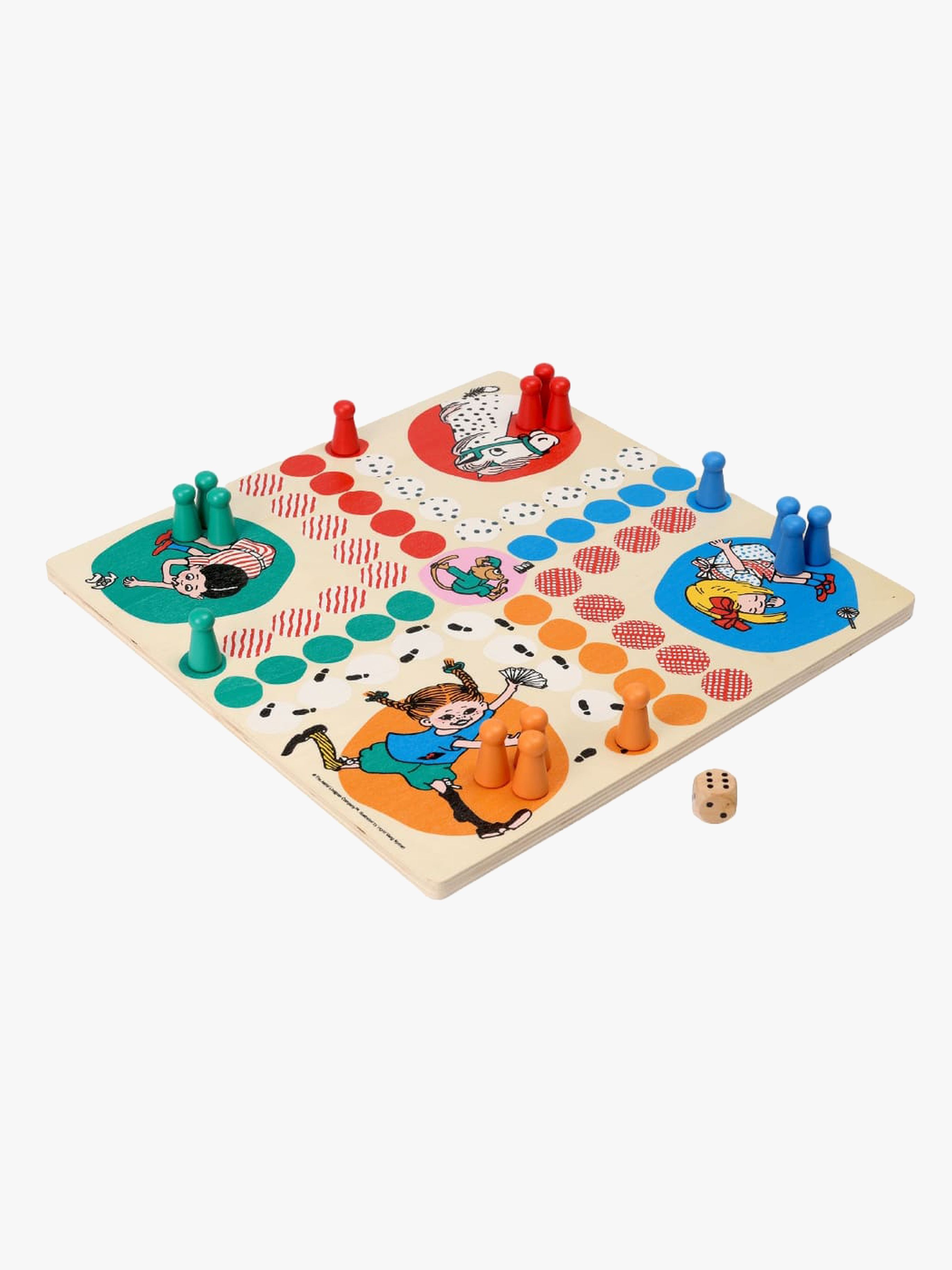 Pippi Langstrømpe Ludo - Barnespill - Tre