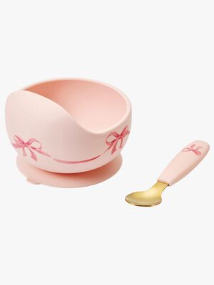 Elodie Skål Sett Silikon, Rosy Bow