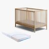 JLY SIGNE Dream Sprinkelseng med BabyMatex Carpathia Madrass 60x120, Wood