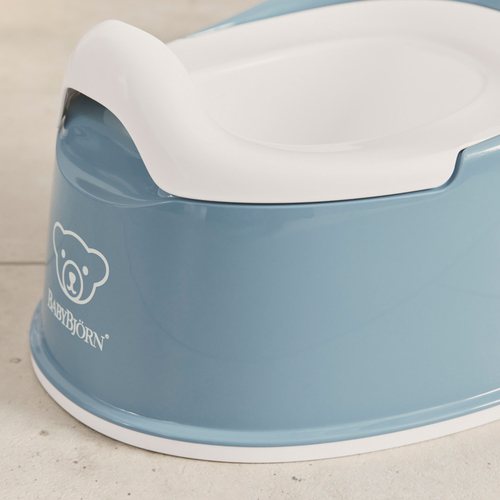 BabyBjörn Smart Potte, Deep Blue/White