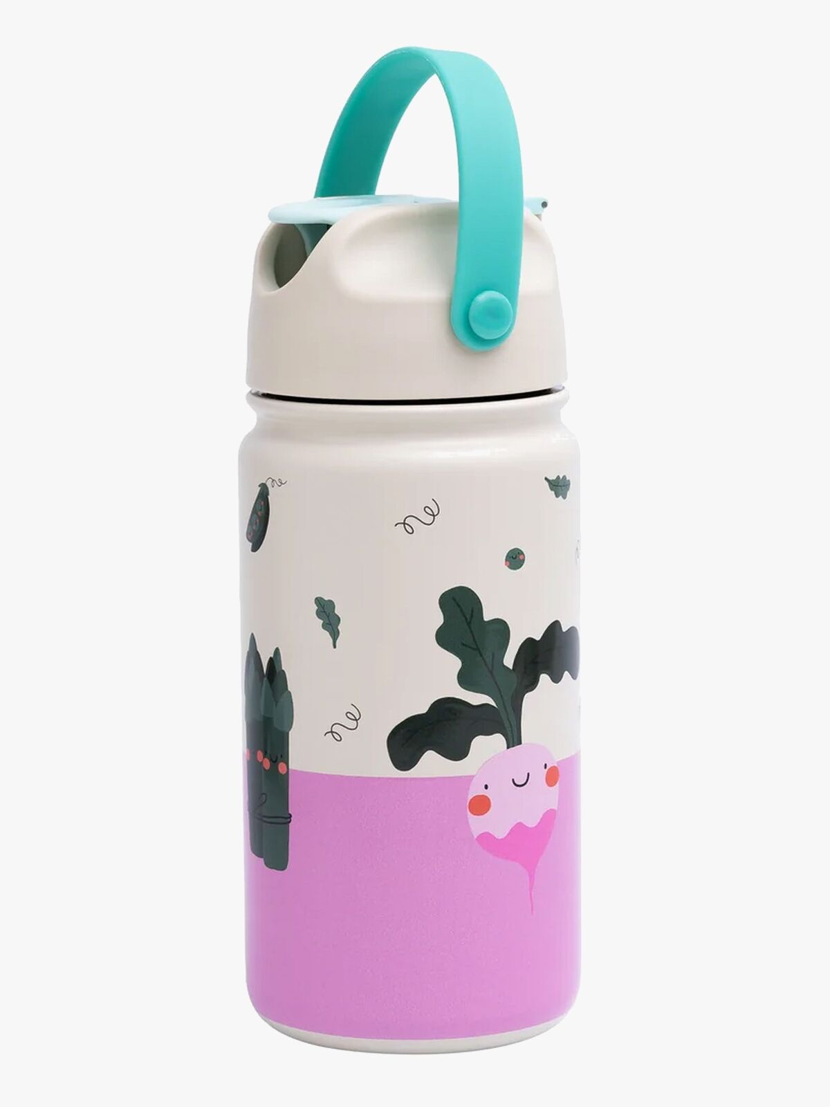 The Cotton Cloud Stainless Steel Vannflaske, Veggie Pals