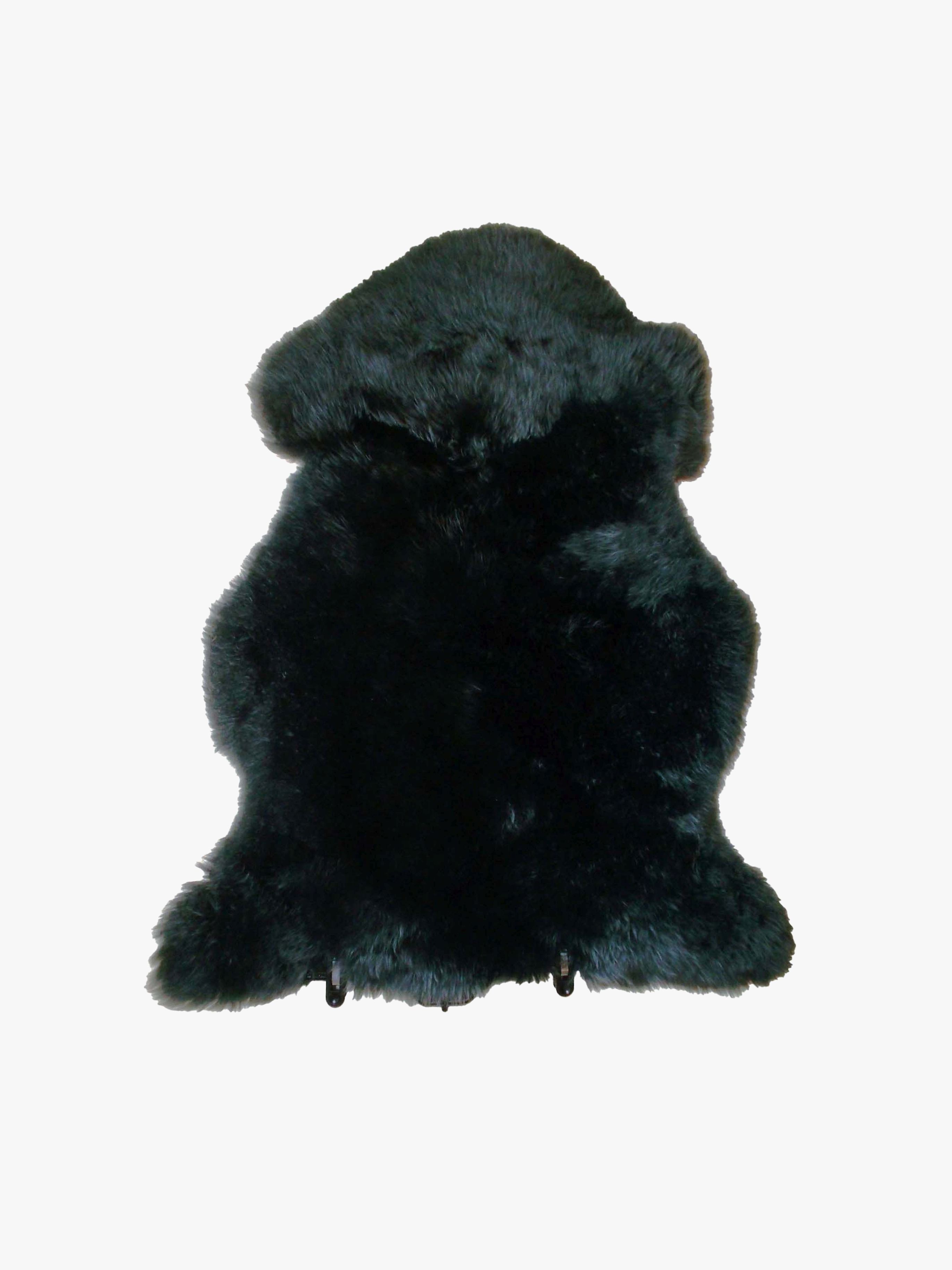 Bozz Lammeskinn Langhåret, Black - Sitteputer & Lammeskinn