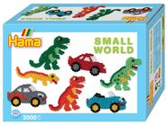 Hama Midi Perler Gaveeske Small World Dino Cars 2000 stk