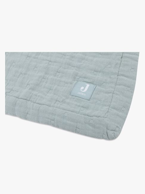 Jollein Teppe Jaquar Muslin, Sea Green