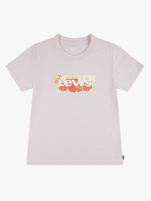 Levi's LVG Strawberry SS Batwing T-skjorte, Crystal Pink