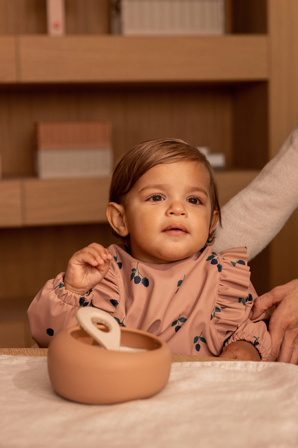 LIEWOOD Sparia Skål & Skje Sett, Tuscany rose/Apple blossom
