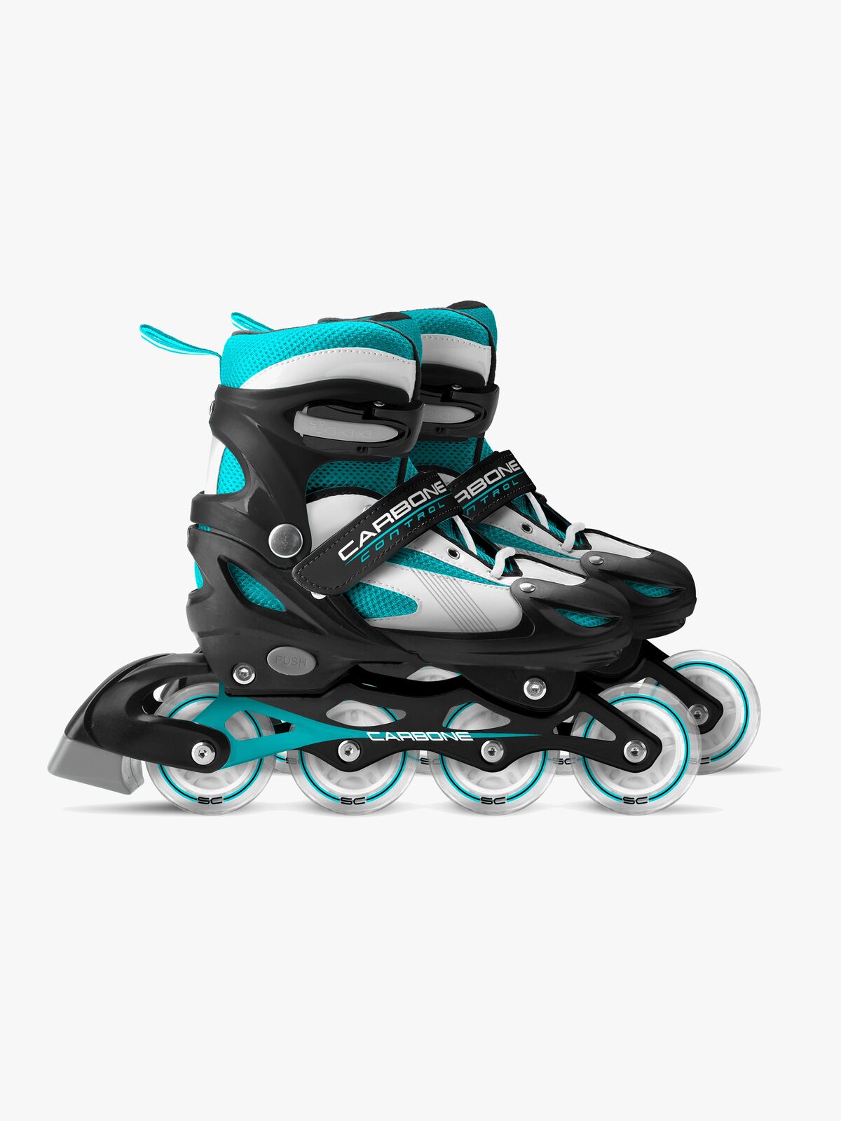 Stamp Skids Control Justerbar Semi Soft Inlines Størrelse 34-37, Svart/Blå