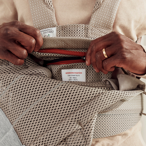 BabyBjörn Harmony Bæresele 3D Mesh, Gråbeige