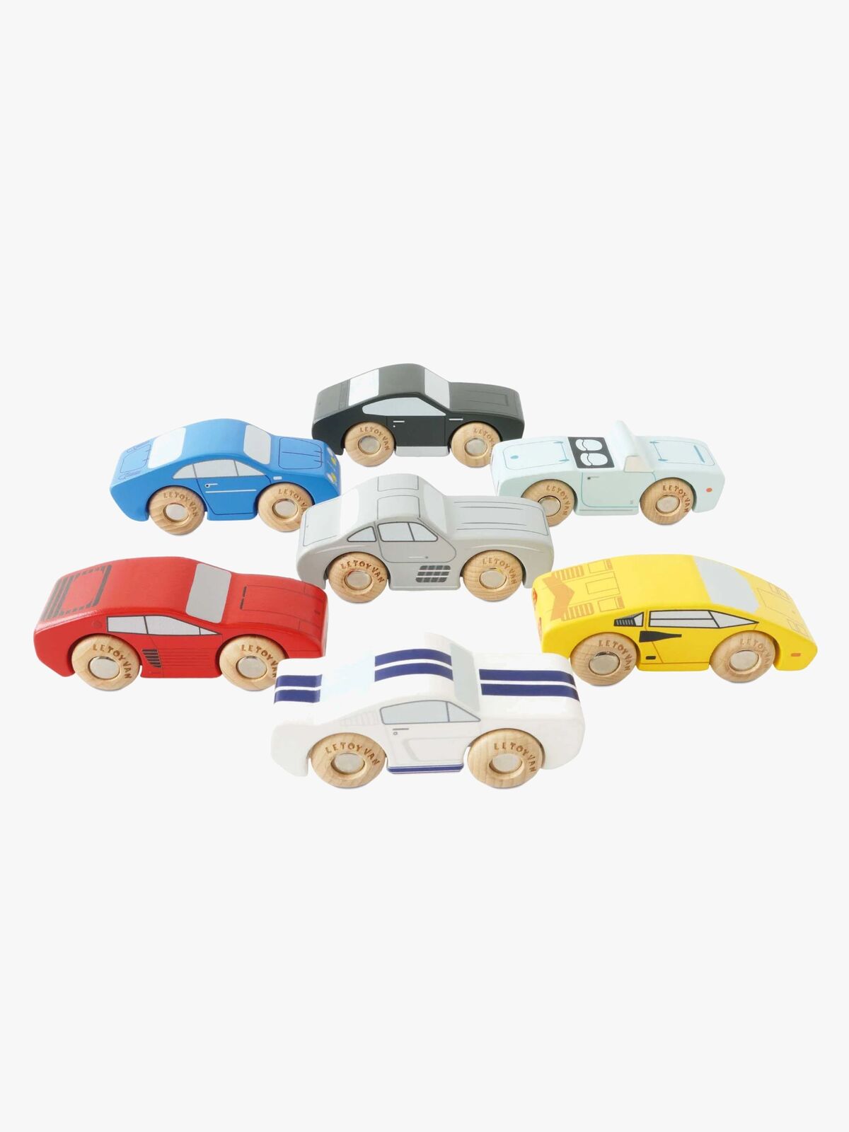 Le Toy Van Classic Sportsbiler Sett